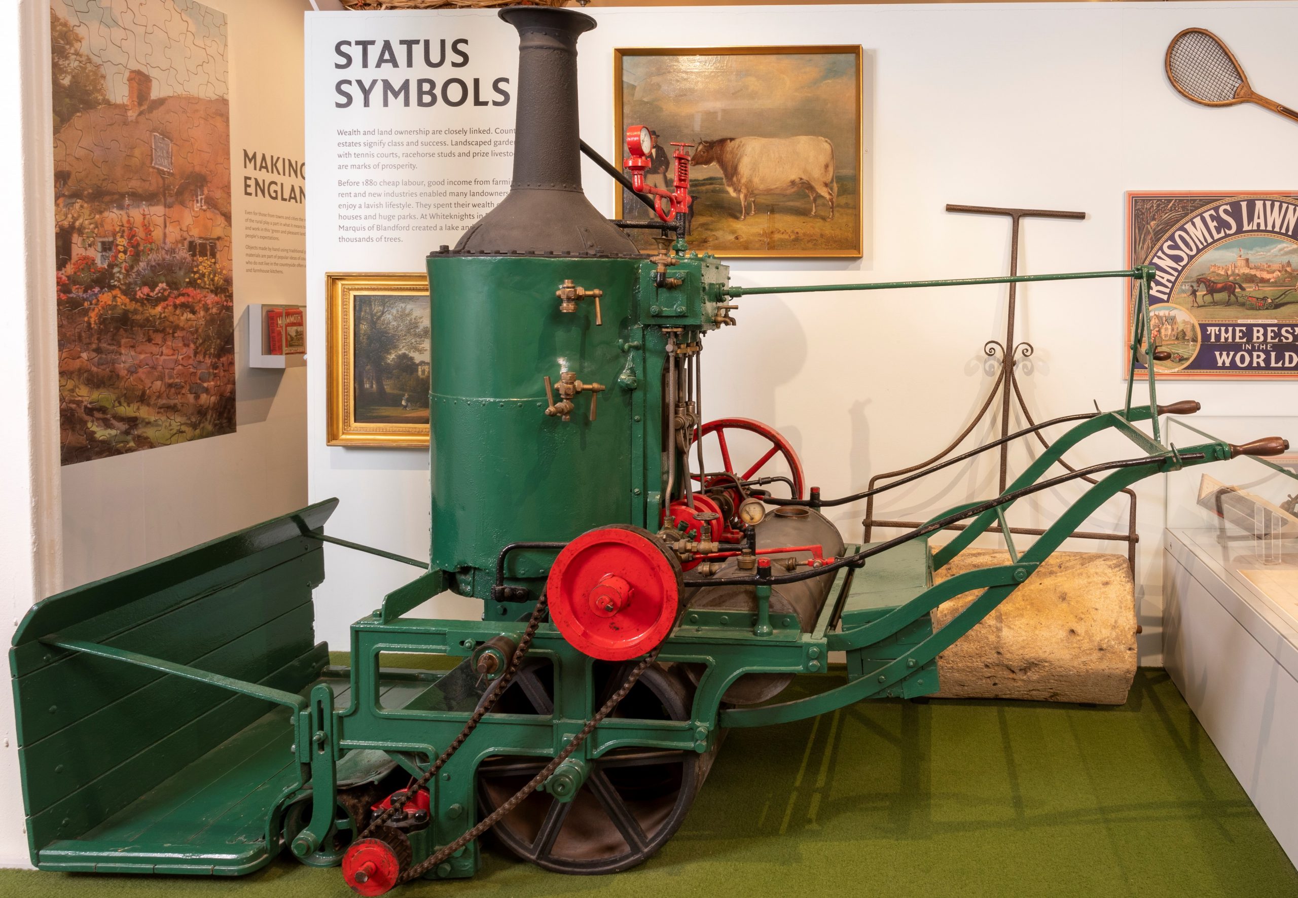 Steam lawnmower