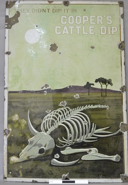 Cooper's Cattle Dip Sign