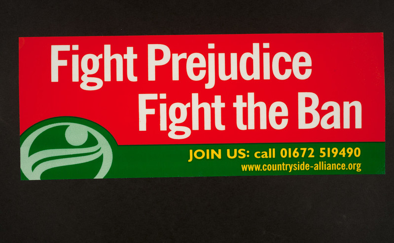 This car sticker was made by the Countryside Alliance. What kind of issues do they promote?