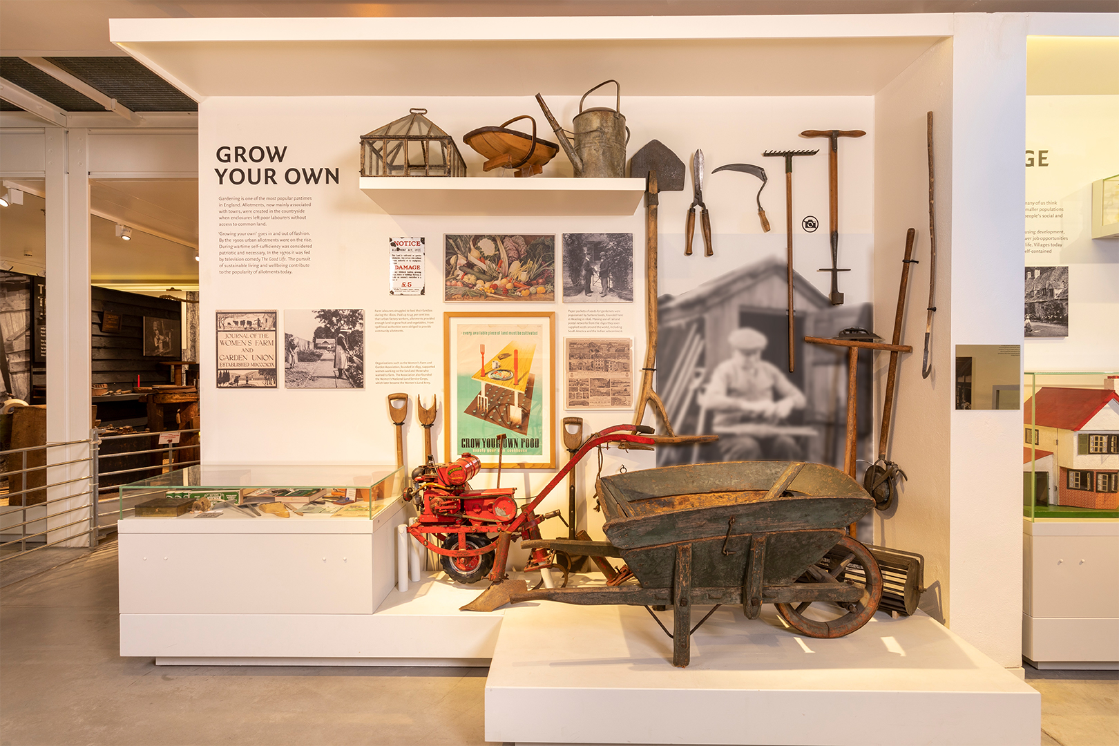 The Grow Your Own display in The MERL.