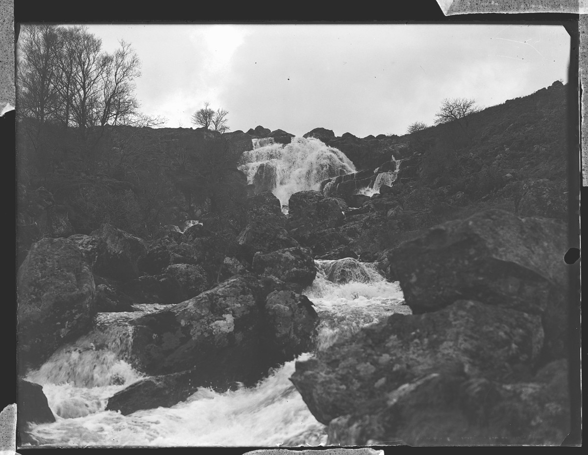 A waterfall at Bala.