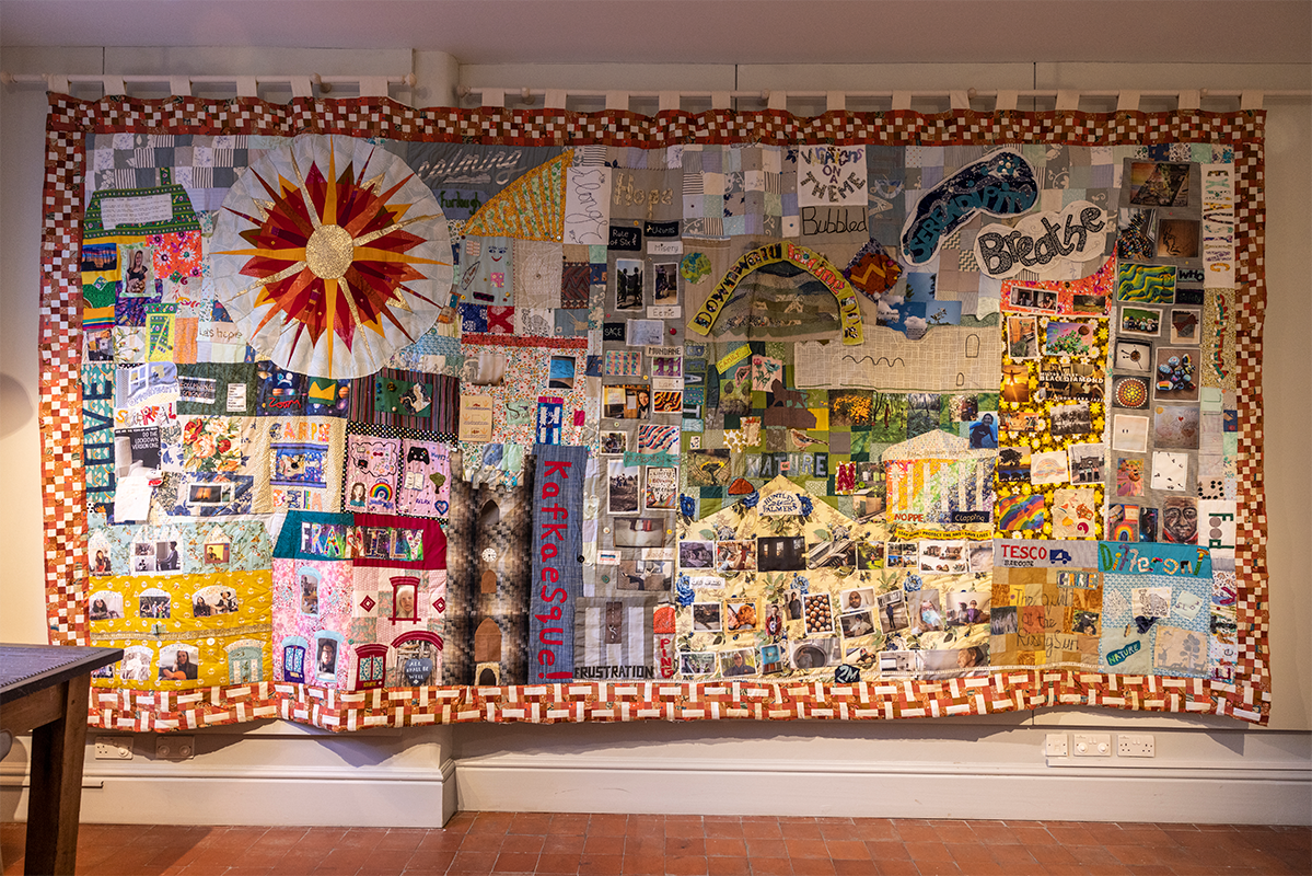 Reading's lockdown quilt.