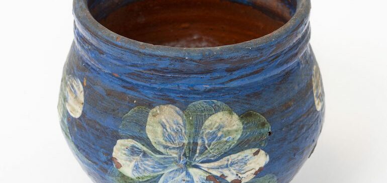 Quentin Bell, Decorated plant pot, 1951 (MERL 2010/69)