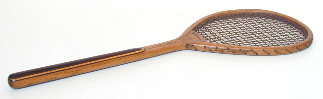 Traditional wooden tennis racket (MERL 57/154)