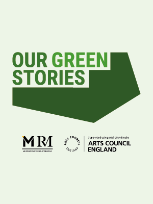 The logo for Our Green Stories