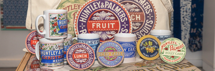 Huntley & Palmers products in The MERL gift shop.