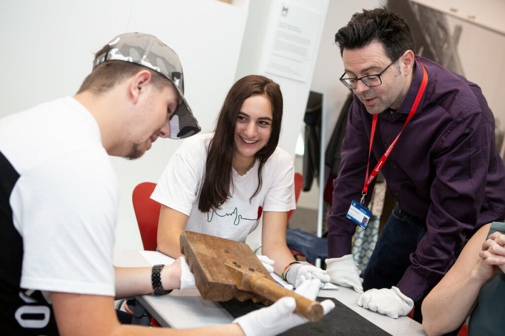 Onsite workshop for Careers in Heritage workshop