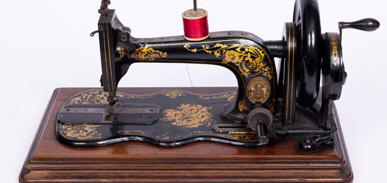 A Singer sewing machine from The MERL's Barnett collection