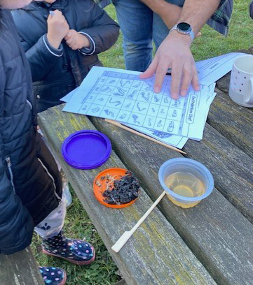 Exploring items found in the MERL garden