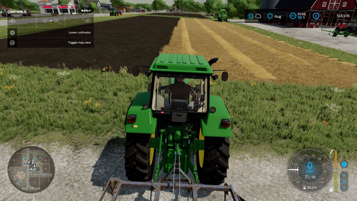 Farming simulator - cultivating