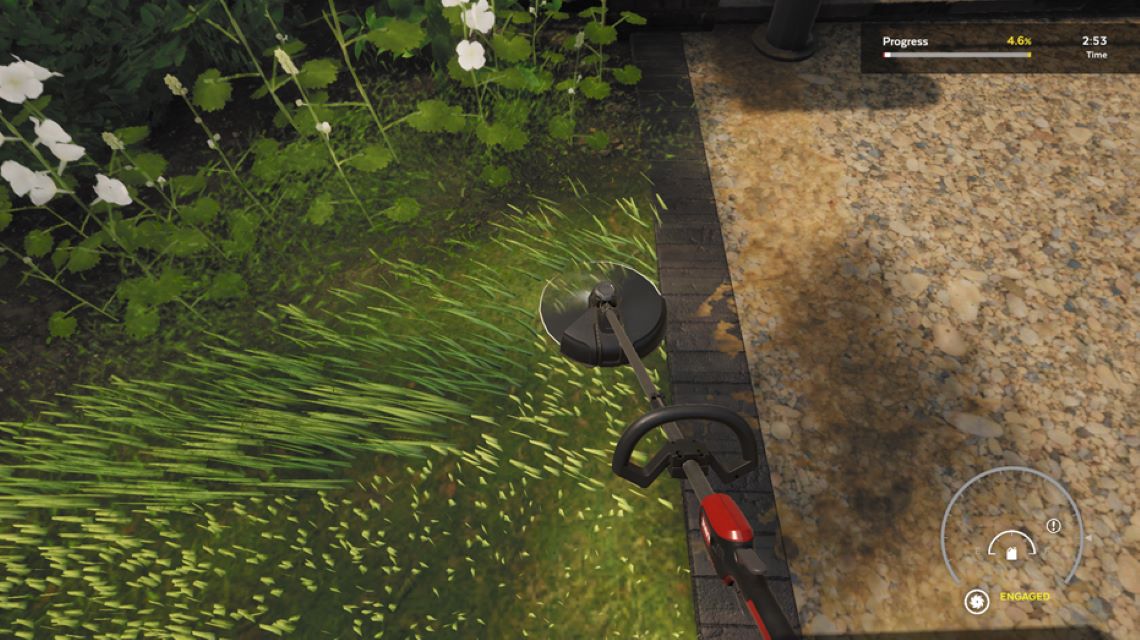 Lawn mower simulator strimming - for rural gaming blog
