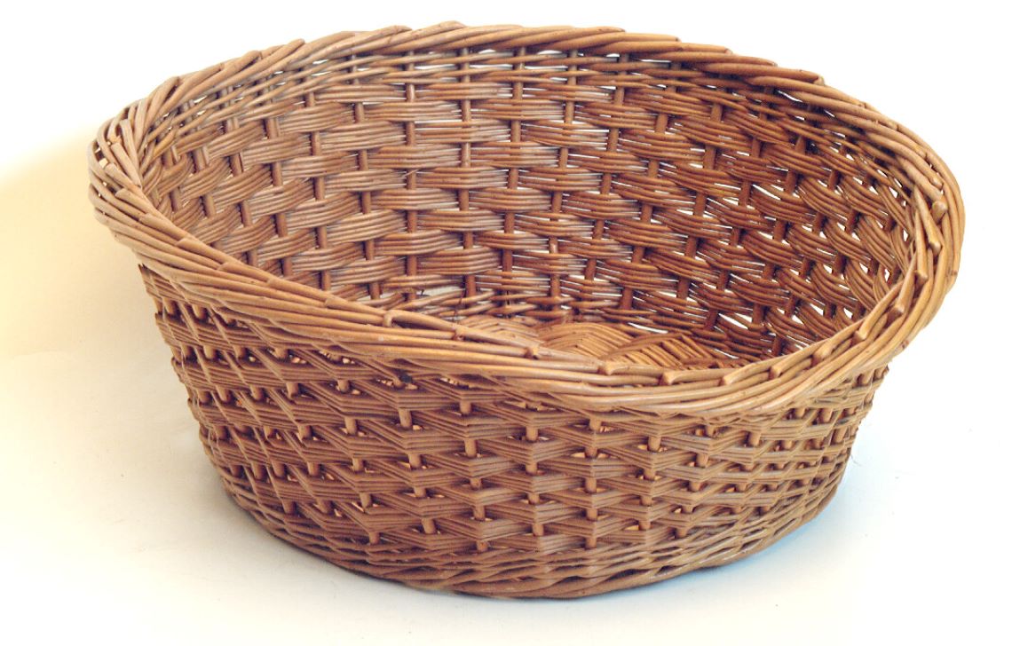 Image of a straw cat basket
