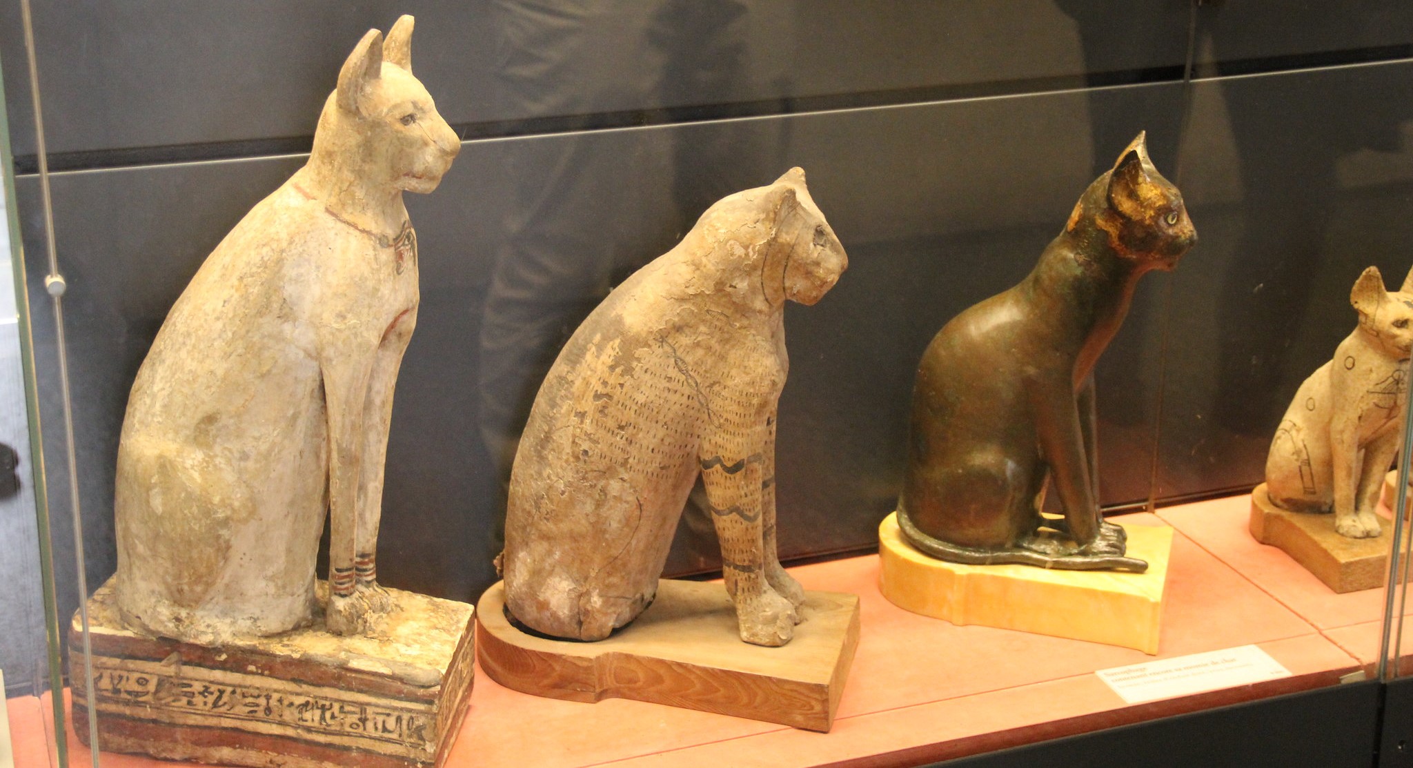 Egyptian cat statuettes