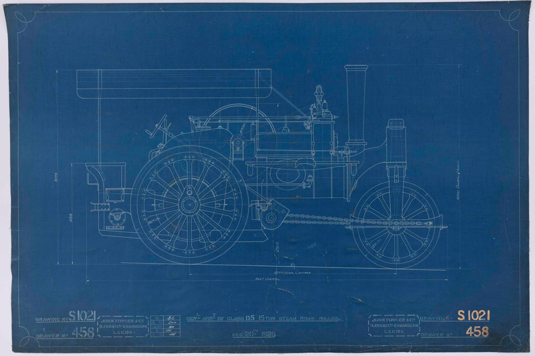 Archive blueprint of a Fowler engine
