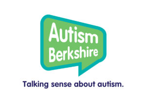 Autism Berkshire logo with 'Talking Sense about autism' written underneath