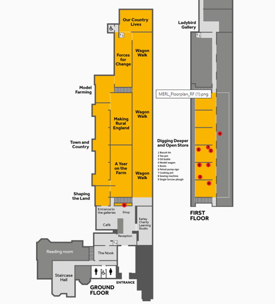 Floor Plan of The MERL Galleries