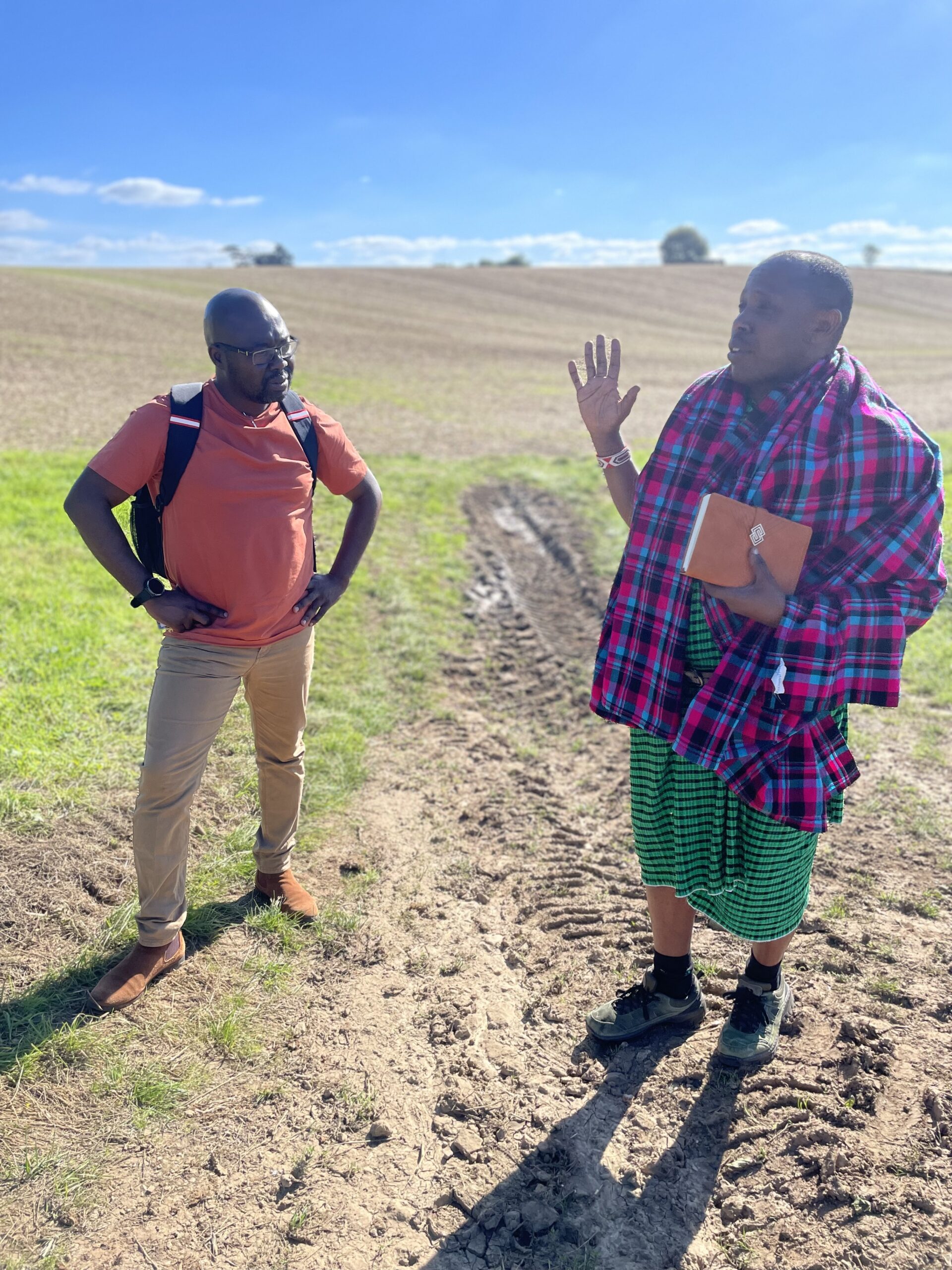 Sam and Atenchong have a conversation about enclosure on land managed by the Royal Agricultural University and rented from the Bathhurst Estate.